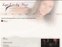 Tablet Screenshot of lynliechtymusic.com